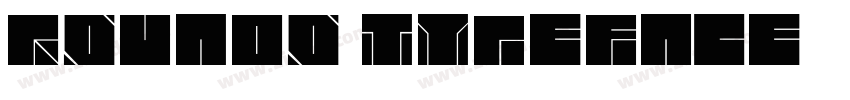 Roundo Typeface字体转换